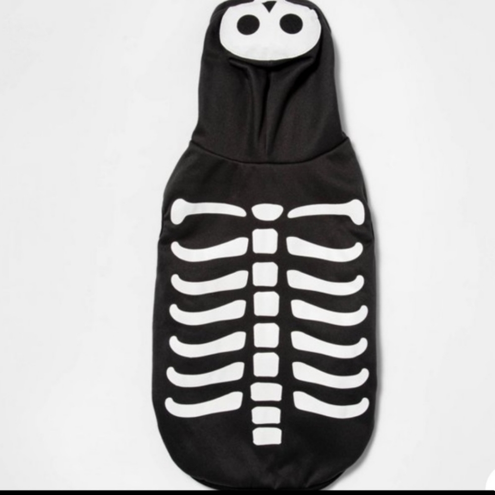 Hyde & Eek Skeleton Pet Costume NWT